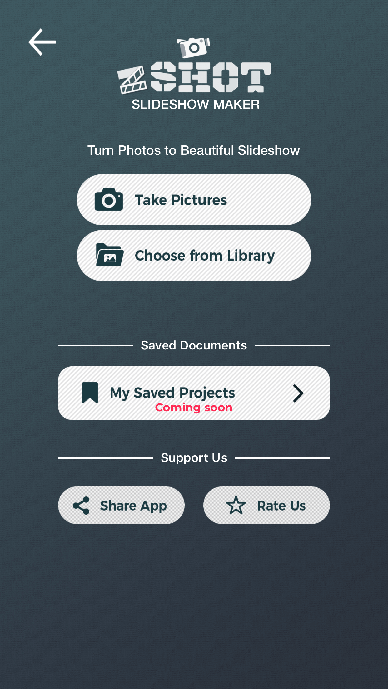 Create beautiful slideshow with Slideshow Maker App.